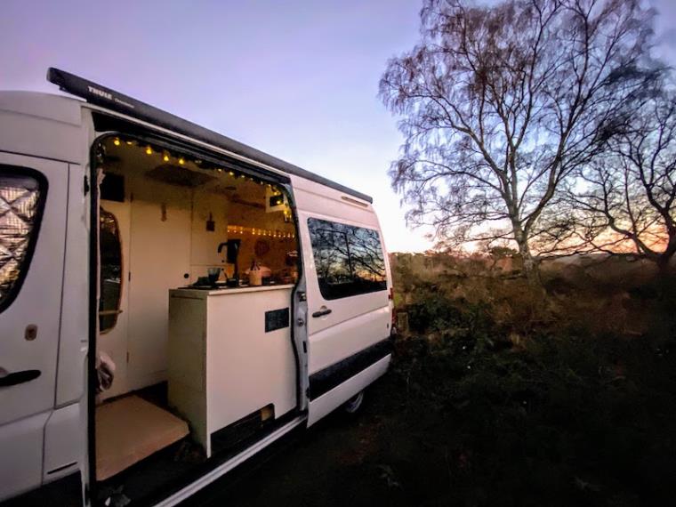 Campervan kitchen