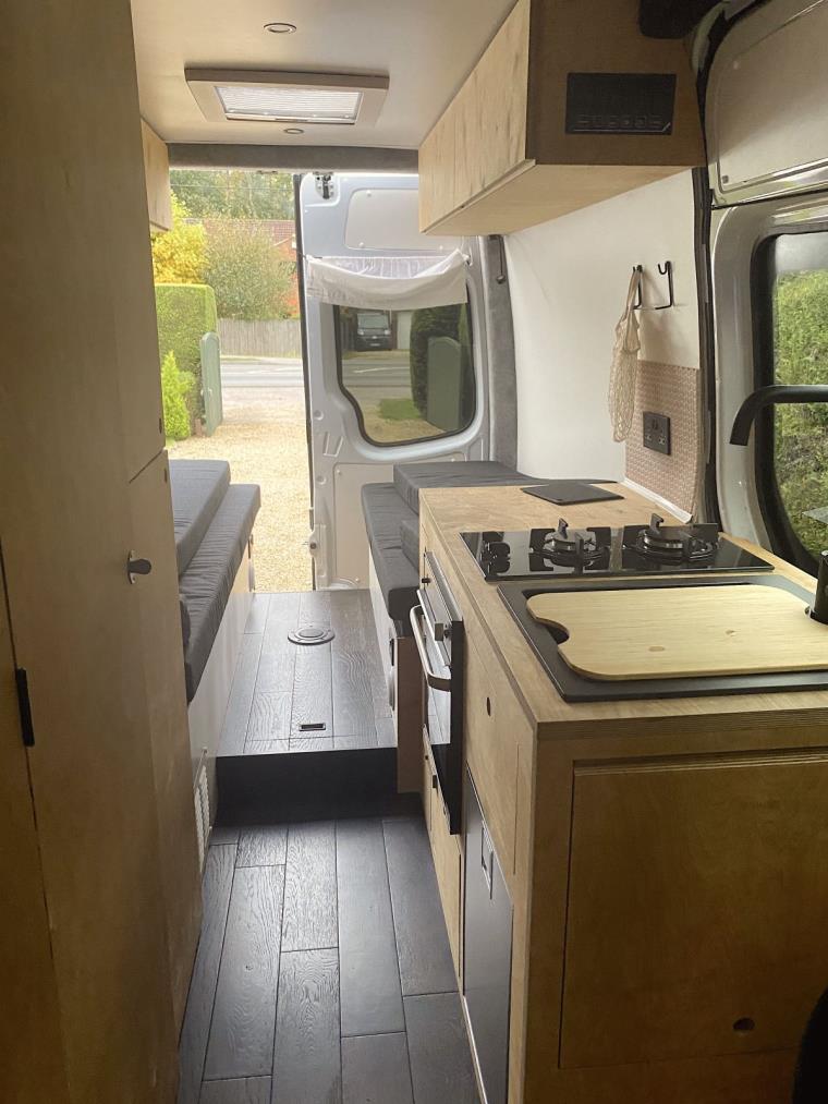 Sprinter van interior plywood