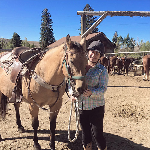 Kate at Bitterroot Ranch